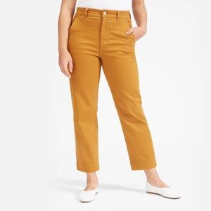 Everlane Mustard Ankle Pants